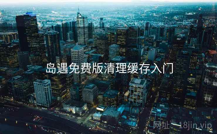 岛遇免费版清理缓存入门 第2张 岛遇免费版清理缓存入门 第2张